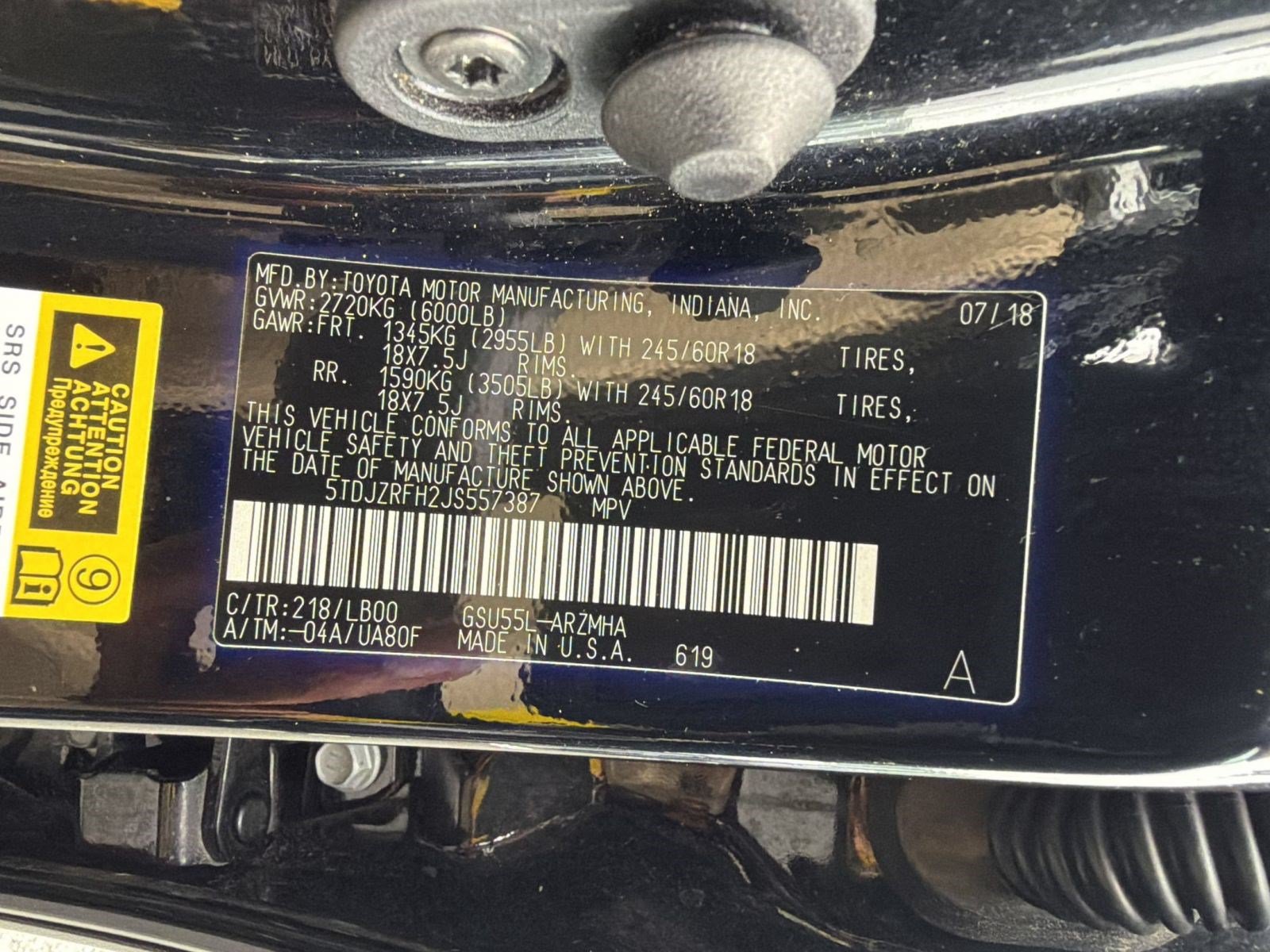 Used 2018 Toyota Highlander XLE AWD/4WD image 26