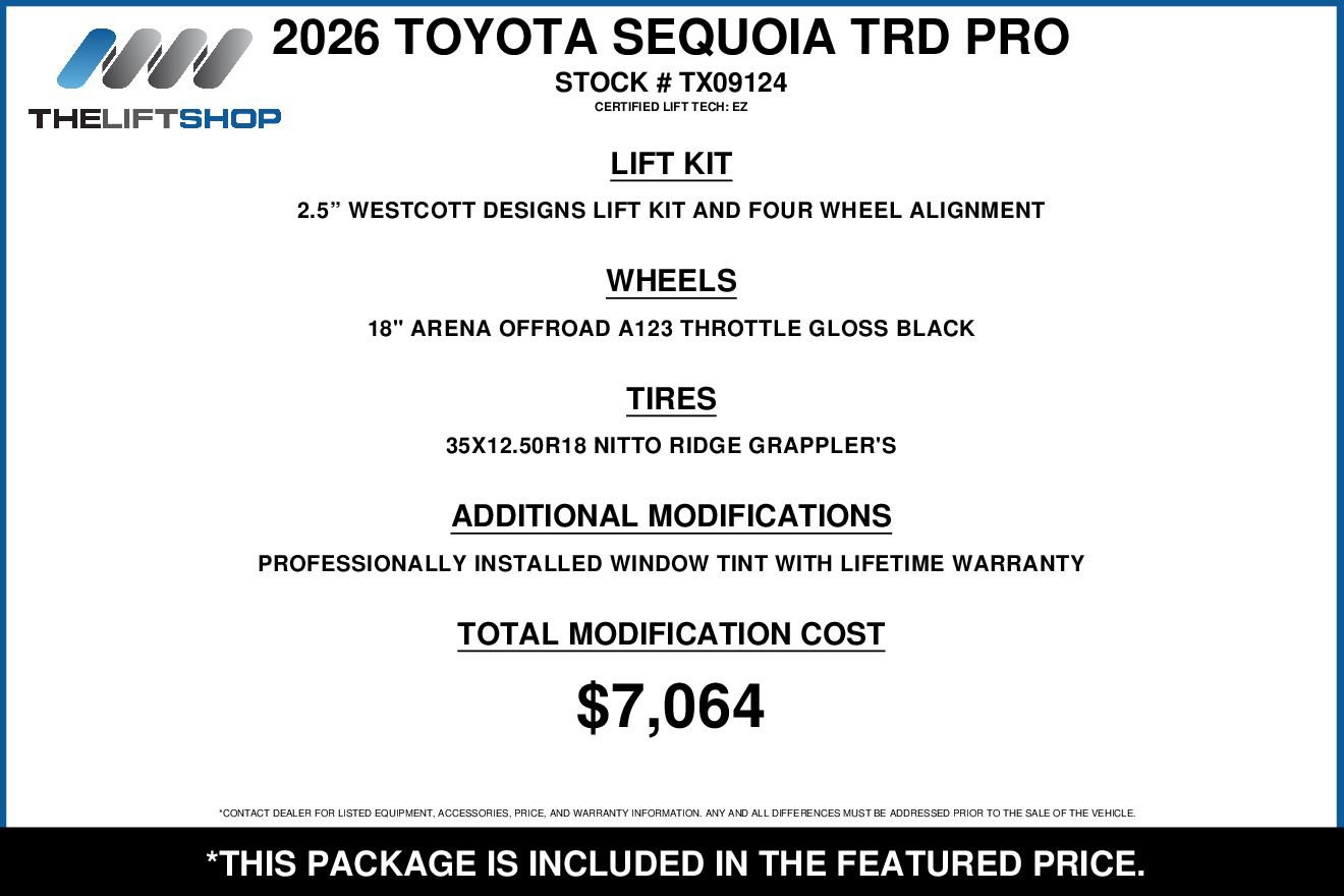 Used 2026 Toyota Sequoia TRD Pro w/ TRD Performance Package (TMS) image 2