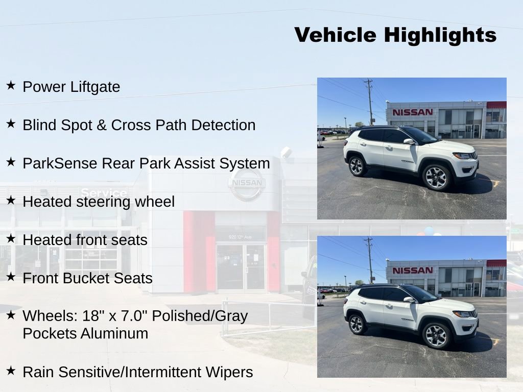 Used 2017 Jeep Compass Limited w/ Safe & Security Group AWD/4WD image 4