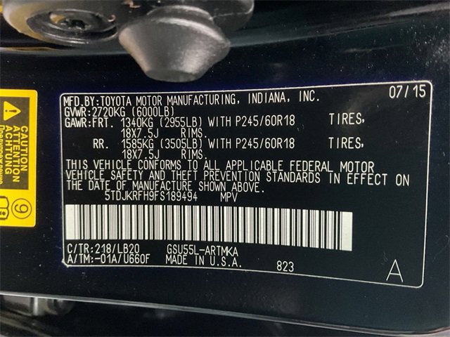 Used 2015 Toyota Highlander XLE image 35