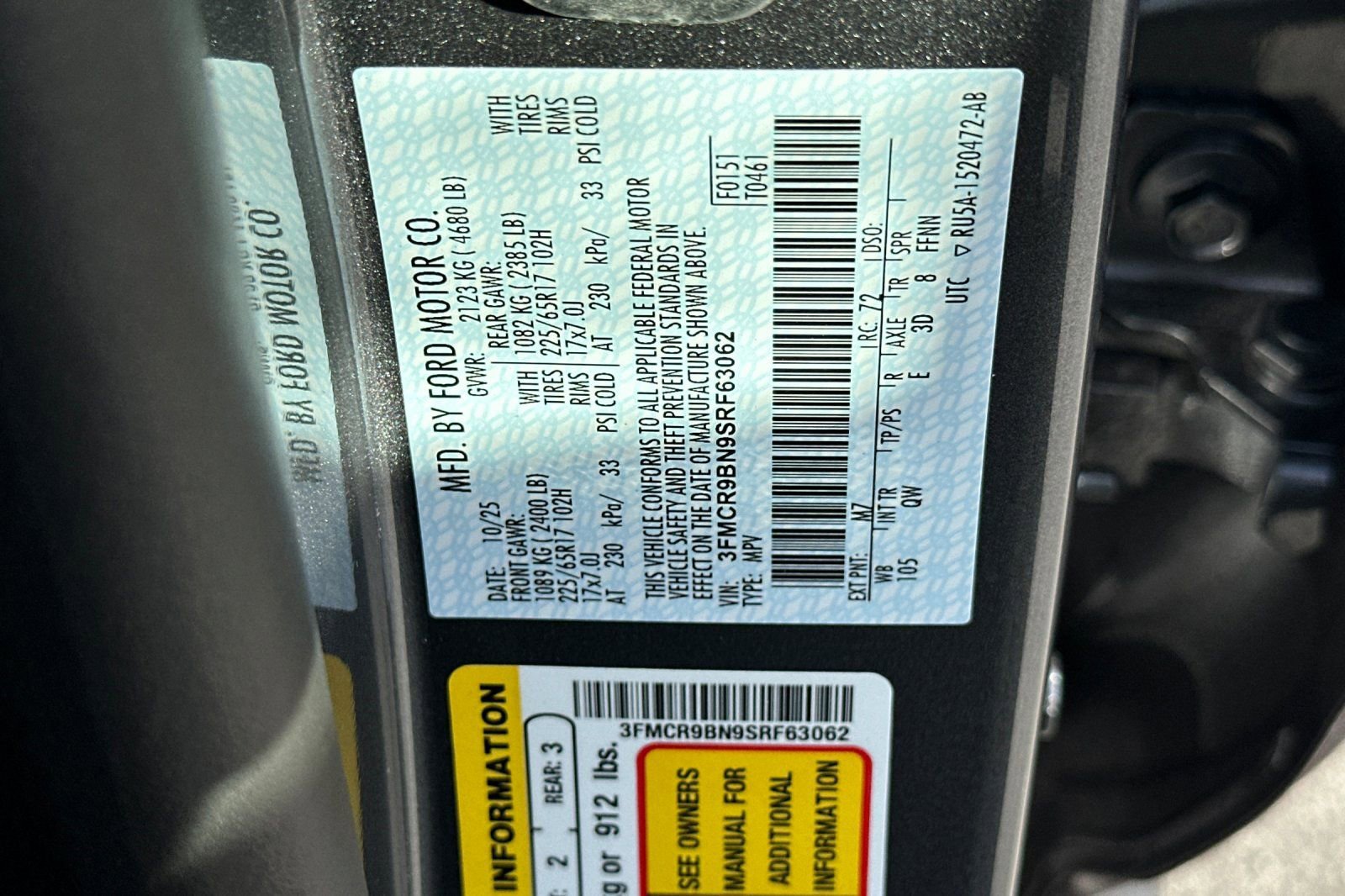 New 2025 Ford Bronco Sport Big Bend w/ Convenience Package image 34