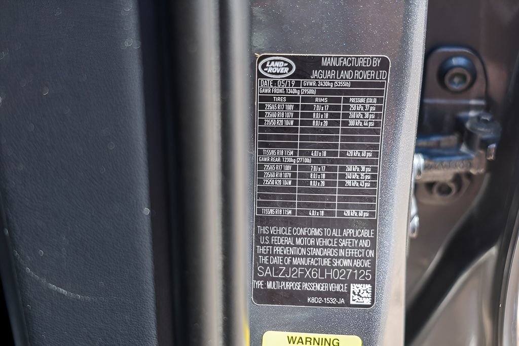 Used 2020 Land Rover Range Rover Evoque S image 2