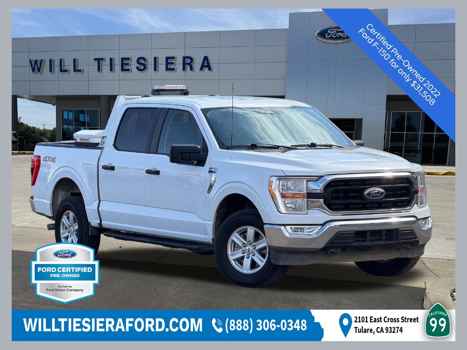 Certified 2022 Ford F150 XLT w/ Trailer Tow Package AWD/4WD 360° Tour