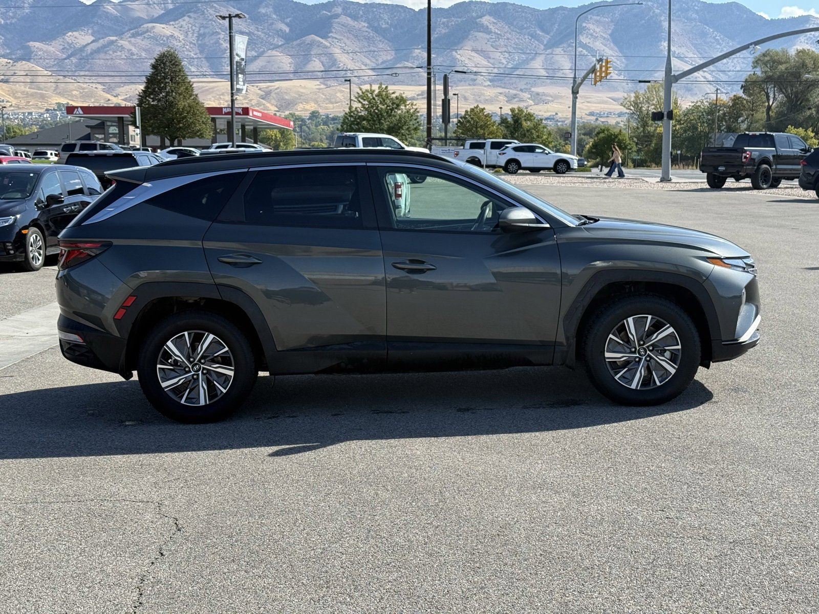 Used 2024 Hyundai Tucson Blue image 4