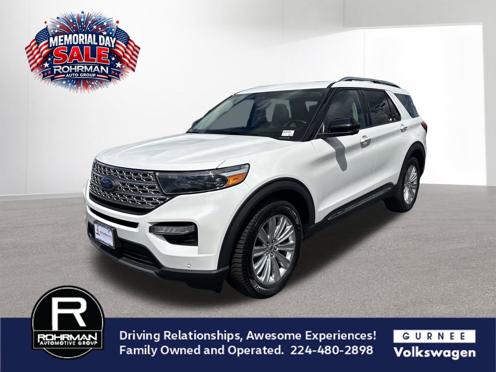 Used 2021 Ford Explorer Limited w/ Equipment Group 301A AWD/4WD image 1