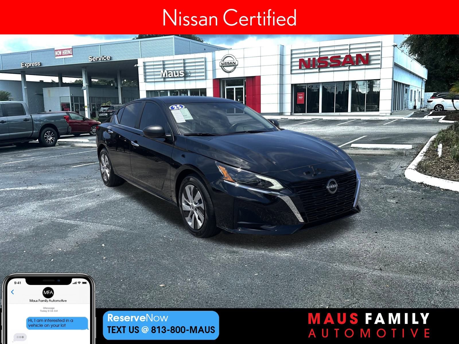 Certified 2025 Nissan Altima 2.5 S