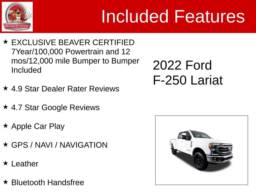 Used 2022 Ford F250 Lariat w/ Tremor Off-Road Package image 4