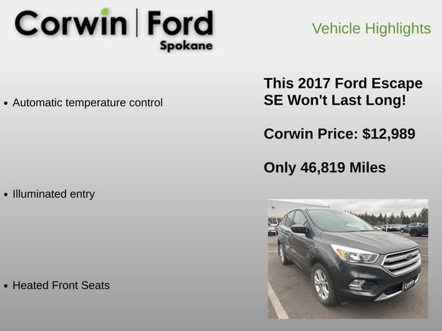 Used 2017 Ford Escape SE w/ SE Cold Weather Package image 12