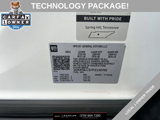 Used 2023 GMC Acadia AT4 w/ Technology Package AWD/4WD image 34