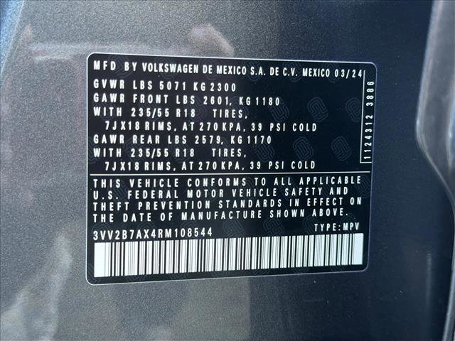 Used 2024 Volkswagen Tiguan SE image 27