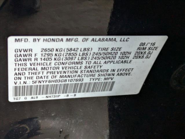 Used 2016 Honda Pilot Elite image 20