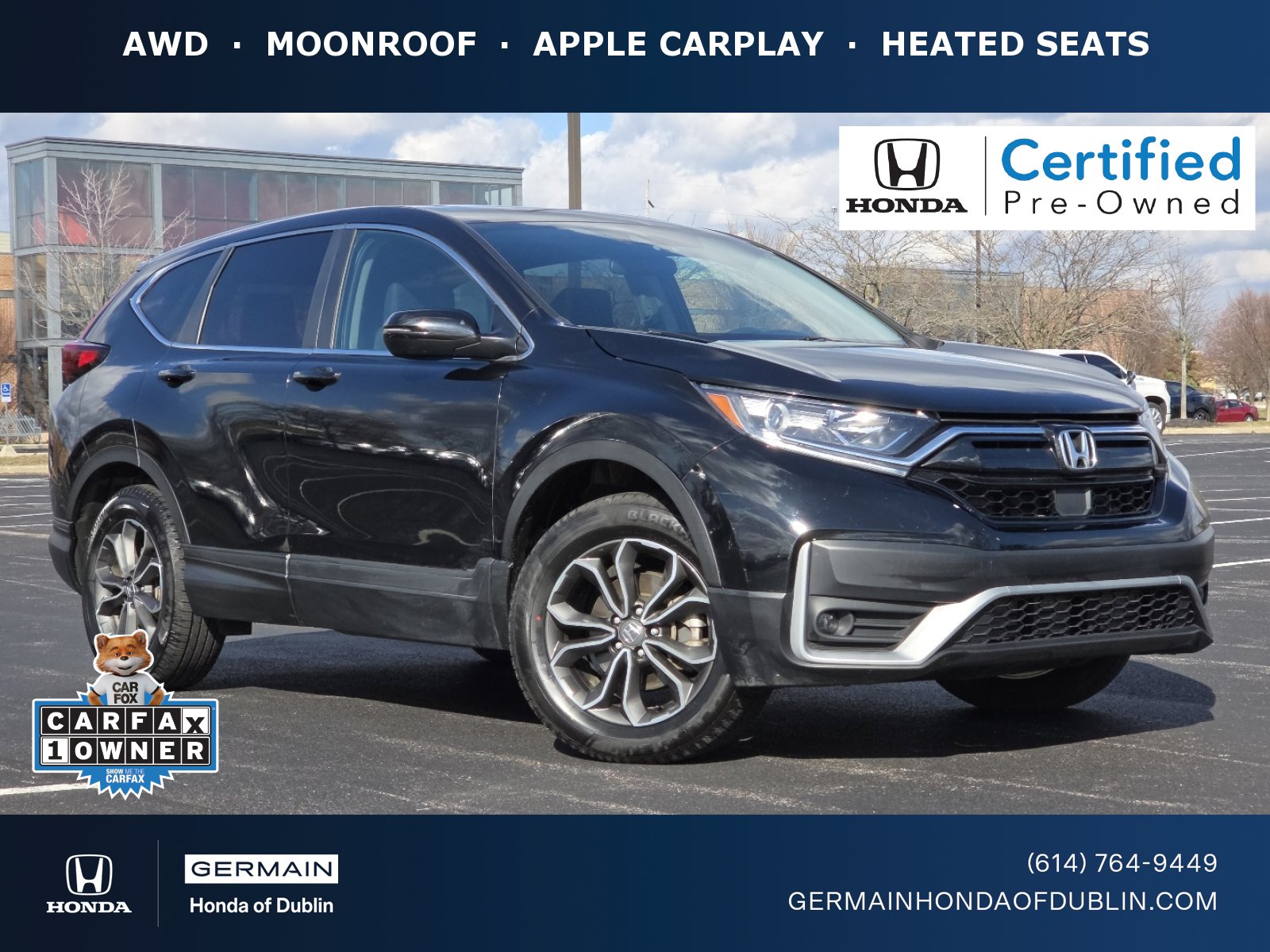 Certified 2021 Honda CR-V EX