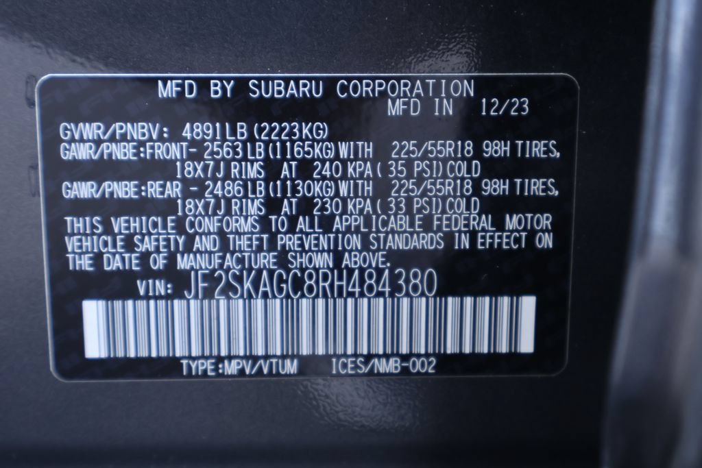 Certified 2024 Subaru Forester Sport AWD/4WD image 28