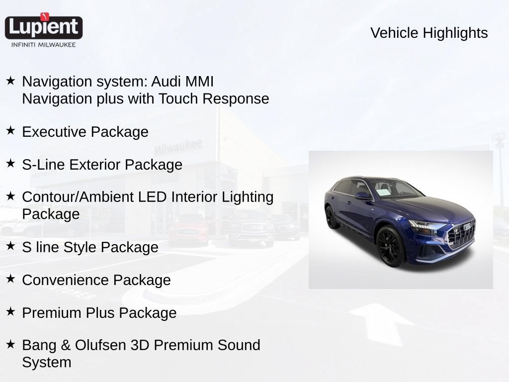 Used 2021 Audi Q8 Premium Plus w/ Premium Plus Package AWD/4WD image 2