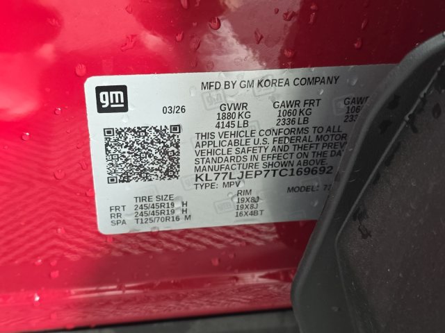 Used 2026 Chevrolet Trax RS w/ Driver Confidence Package FWD image 10