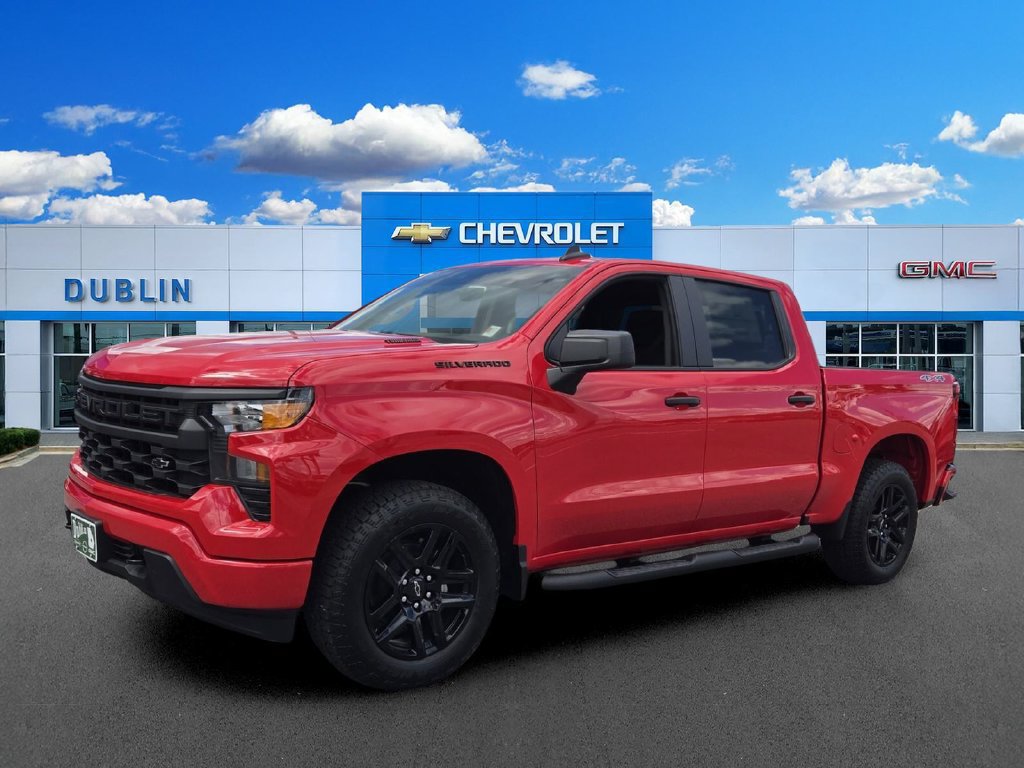 New 2026 Chevrolet Silverado 1500 Custom w/ Turbomax Blackout Package AWD/4WD image 1