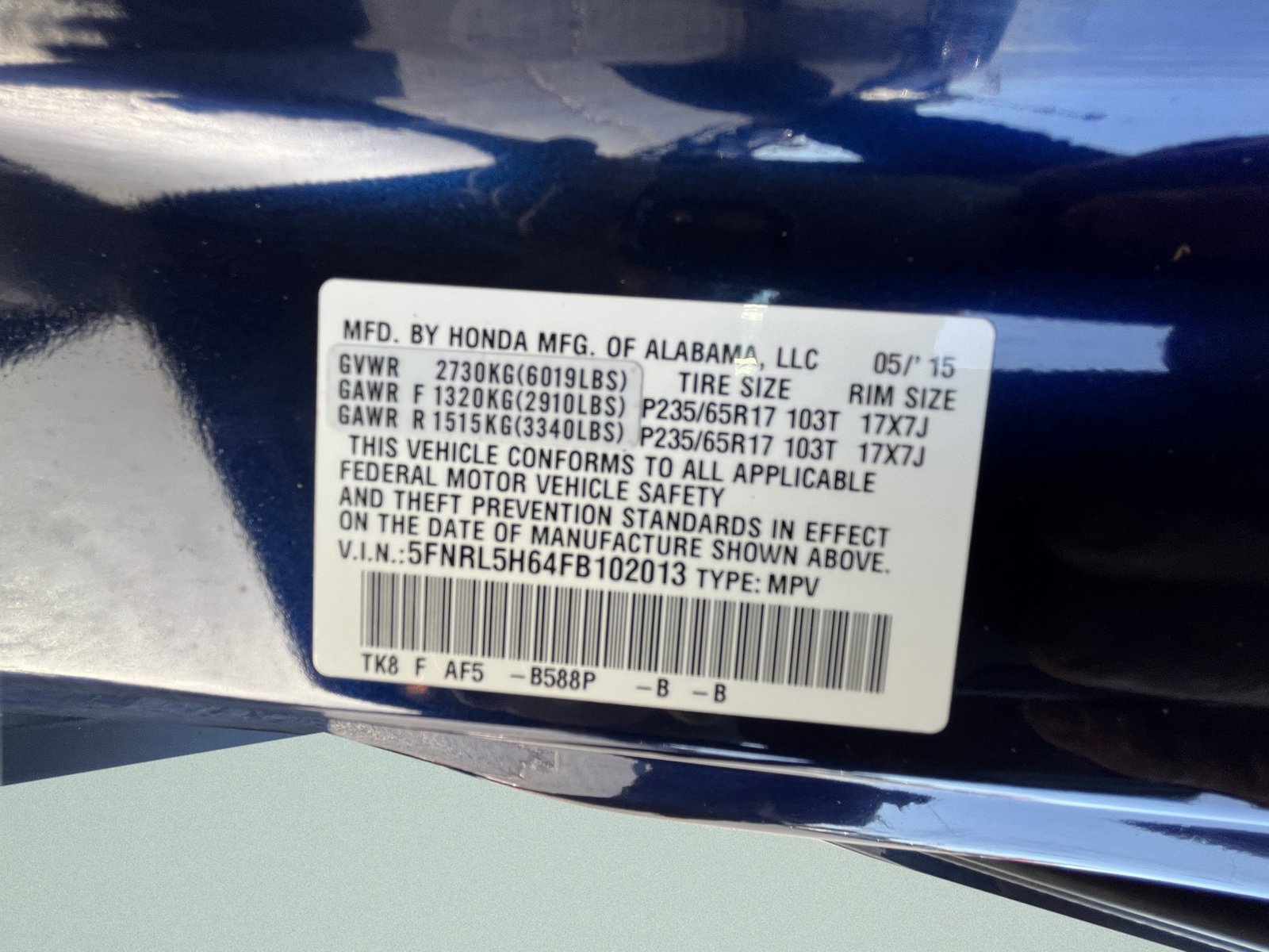Used 2015 Honda Odyssey EX-L image 41