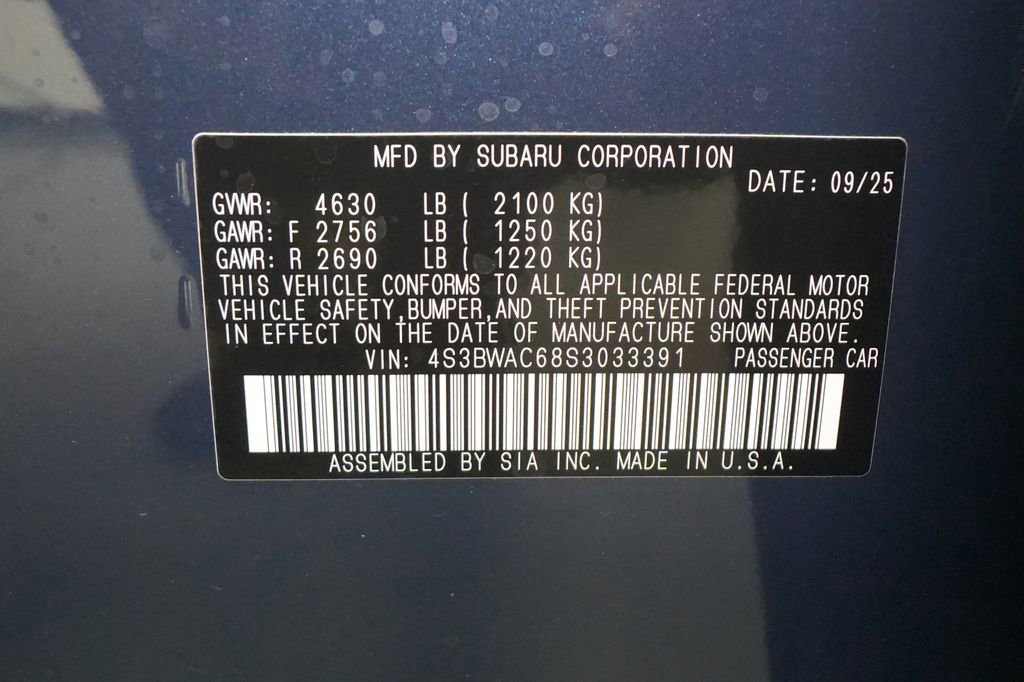 New 2025 Subaru Legacy Premium image 34