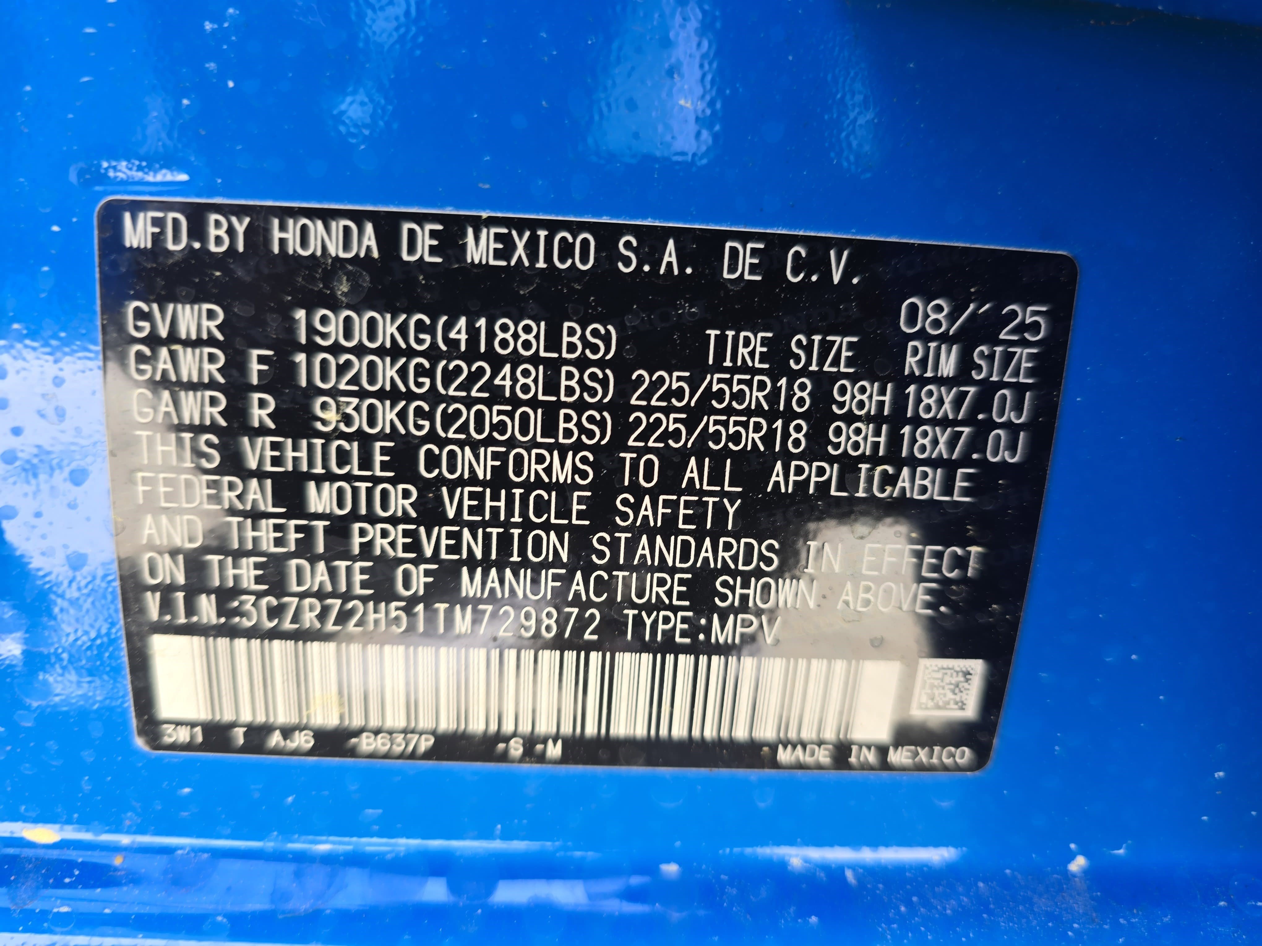 New 2026 Honda HR-V Sport image 35