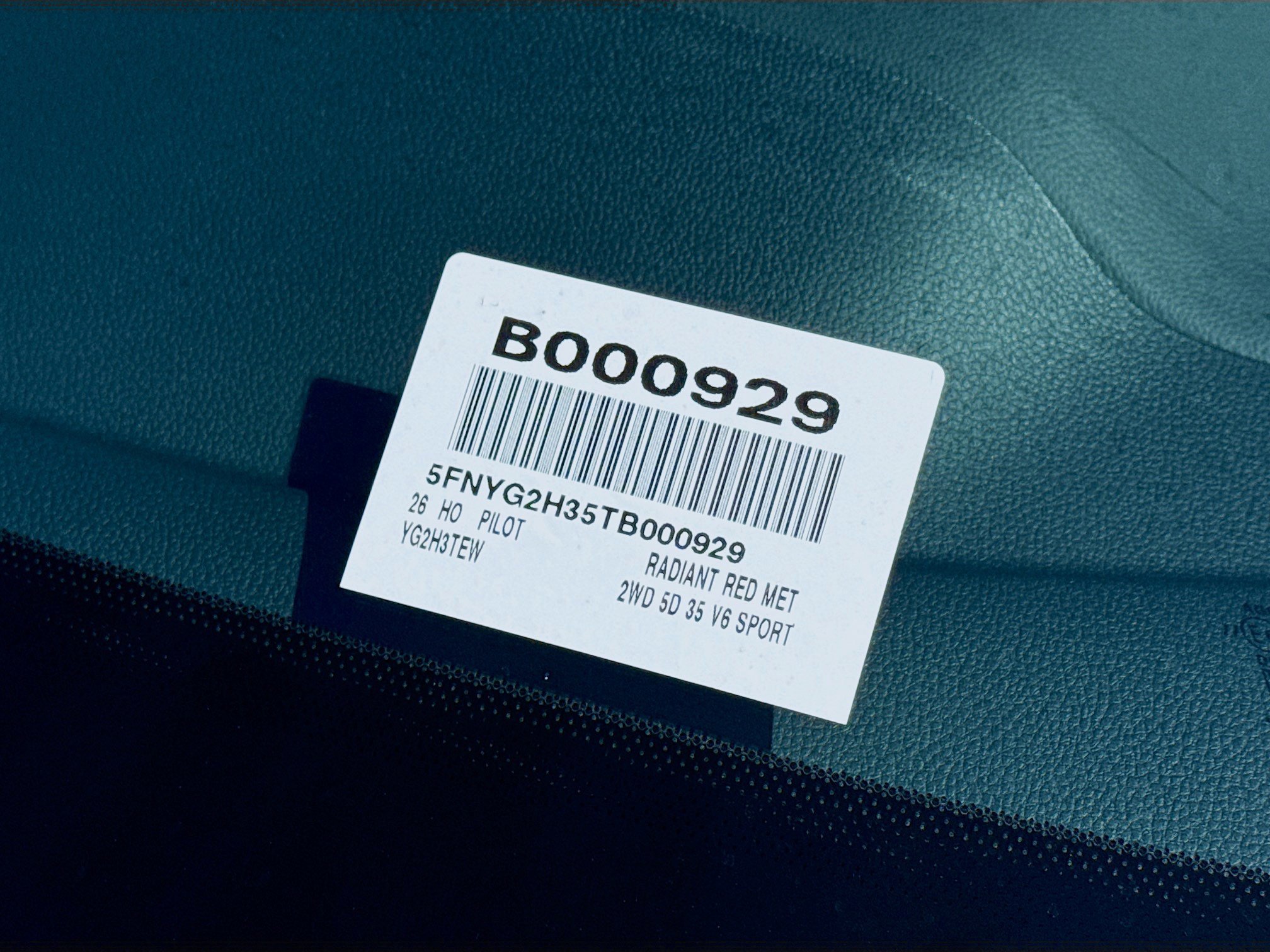 New 2026 Honda Pilot Sport image 28