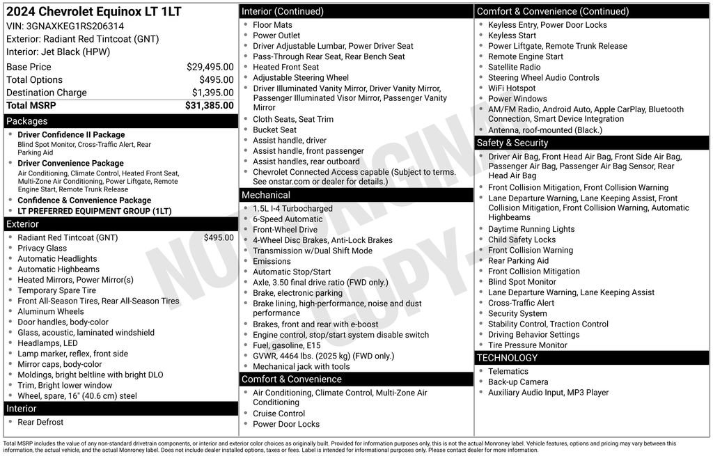 Used 2024 Chevrolet Equinox LT image 28