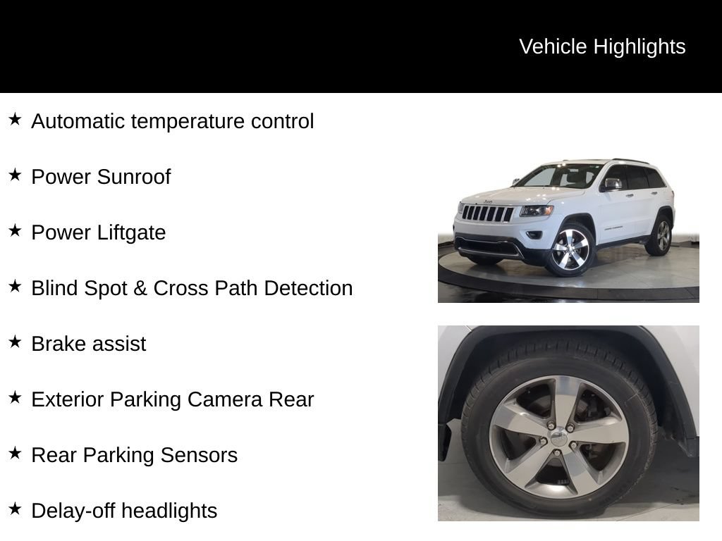 Used 2015 Jeep Grand Cherokee Limited AWD/4WD image 13