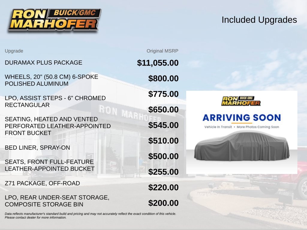 Used 2019 Chevrolet Silverado 2500 LTZ w/ Duramax Plus Package AWD/4WD image 2