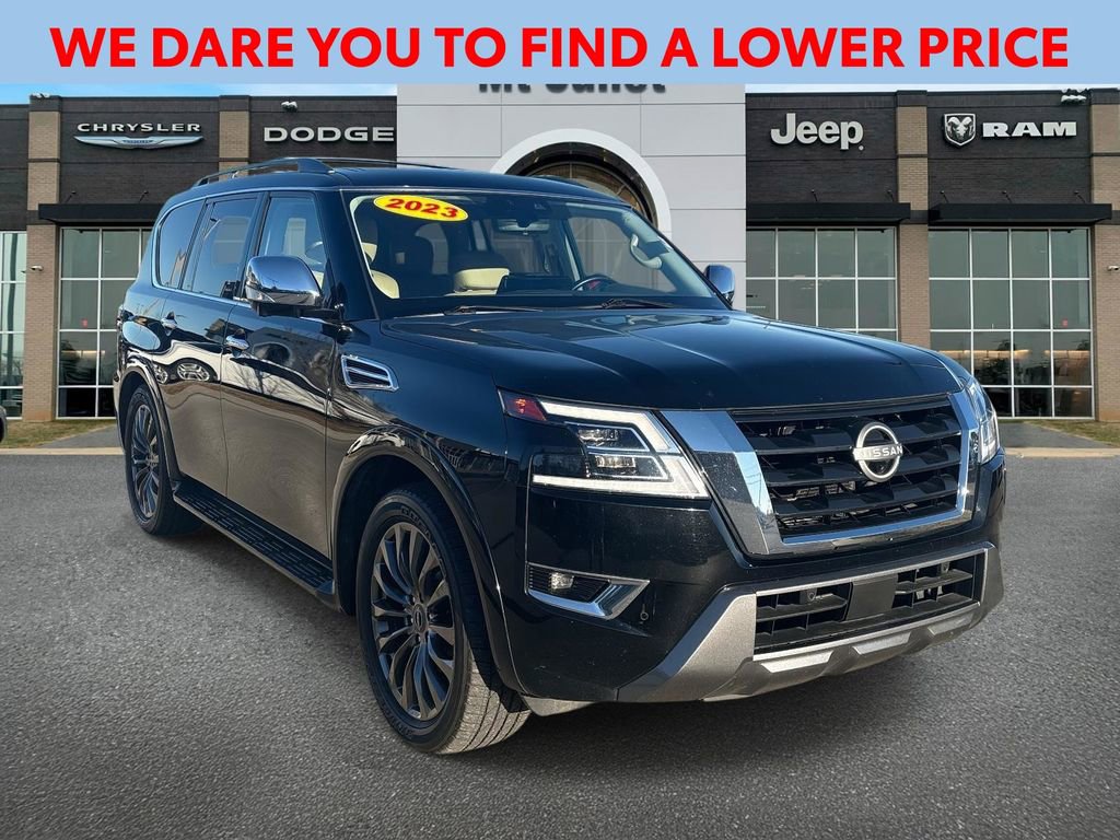 Used 2023 Nissan Armada Platinum w/ Captain's Chairs Package