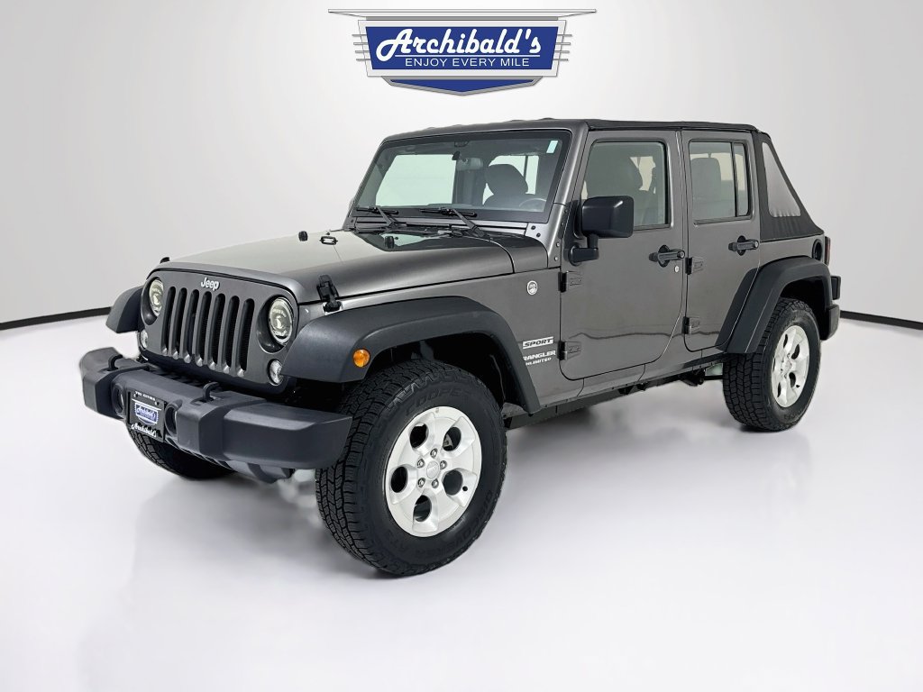 Used 2017 Jeep Wrangler Unlimited Sport w/ Connectivity Group AWD/4WD image 3