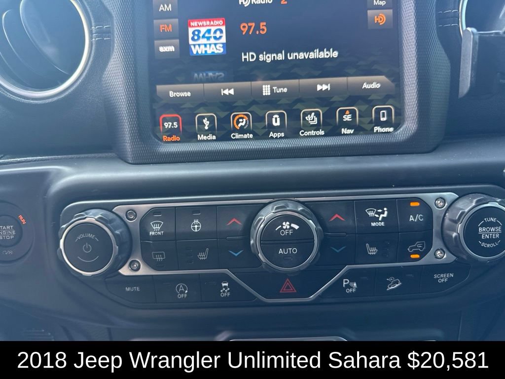 Used 2018 Jeep Wrangler Unlimited Sahara AWD/4WD image 25
