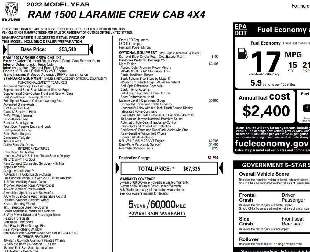 Used 2022 RAM 1500 Laramie image 2