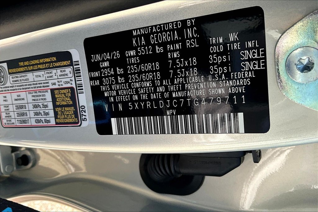 New 2026 Kia Sorento S w/ S Panoramic Sunroof Package AWD/4WD image 8