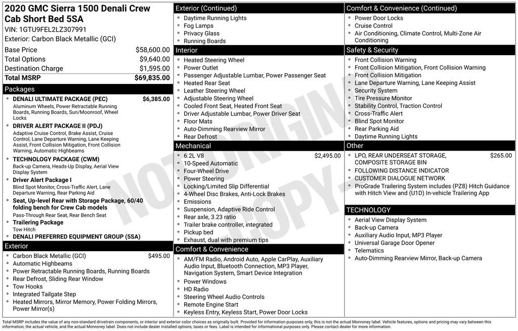 Used 2020 GMC Sierra 1500 Denali w/ Denali Ultimate Package image 5