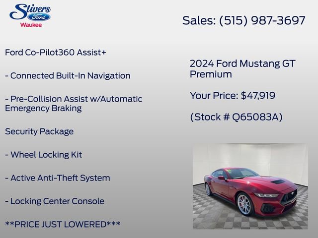 Certified 2024 Ford Mustang GT Premium RWD image 16