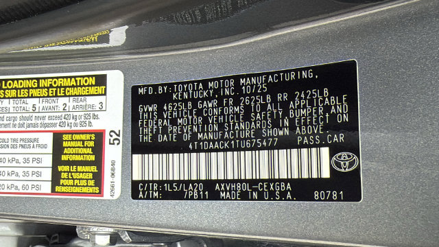 Used 2026 Toyota Camry XLE FWD image 26