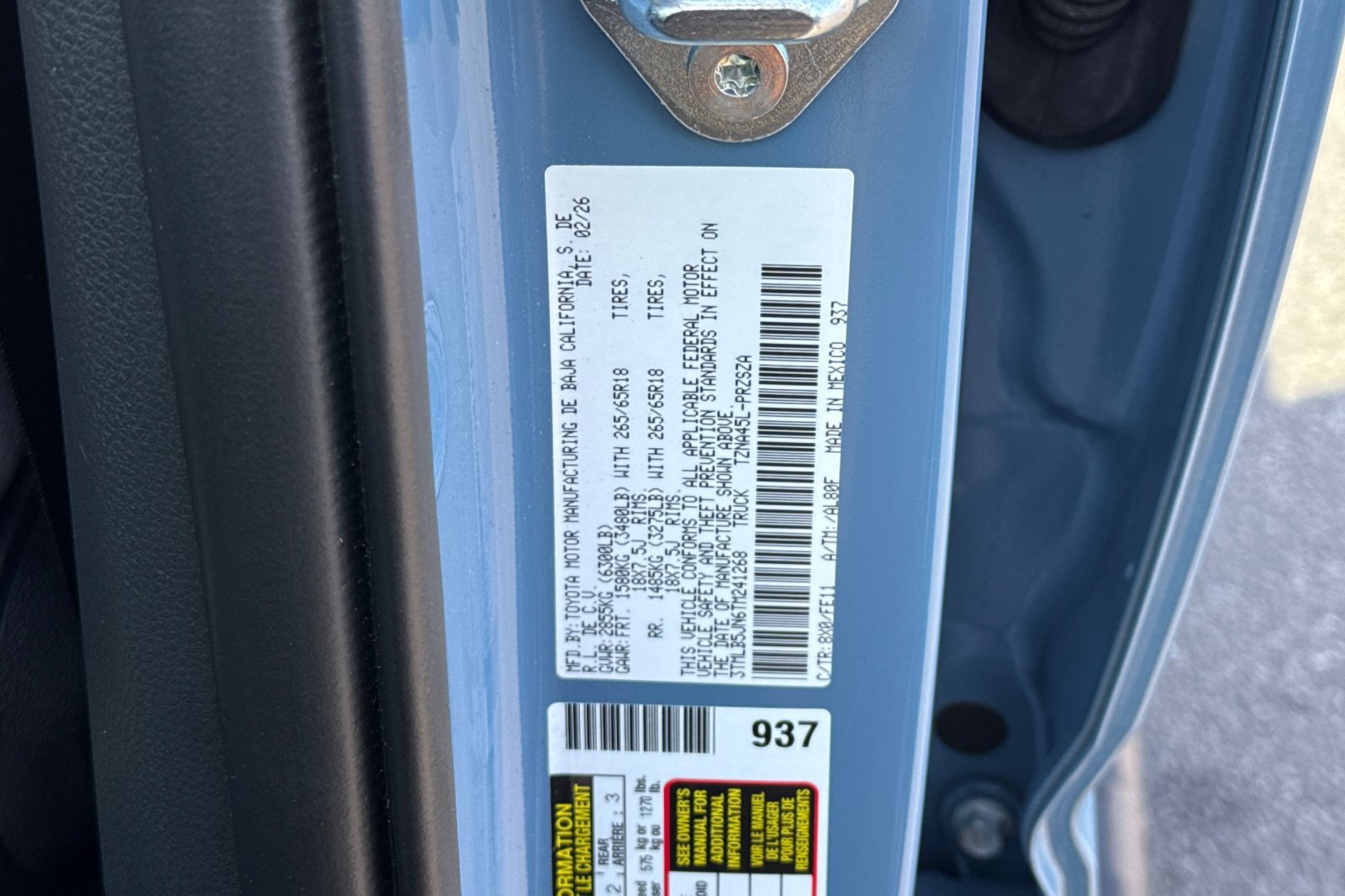 Certified 2026 Toyota Tacoma TRD Sport AWD/4WD image 30