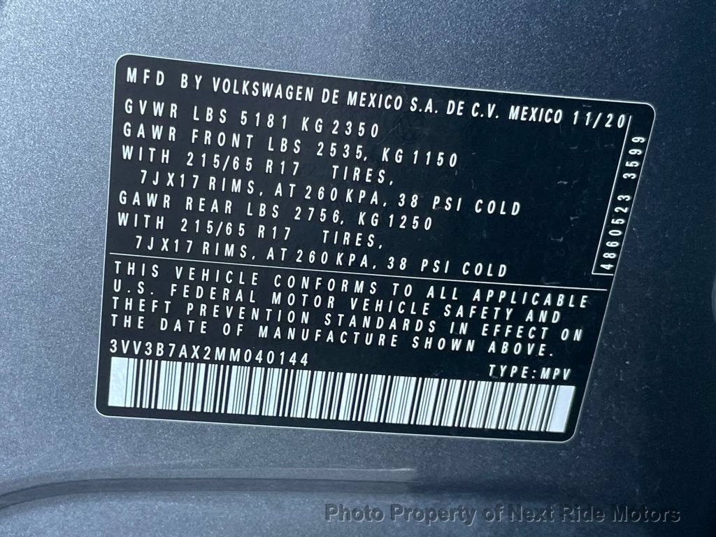 Used 2021 Volkswagen Tiguan SE R-Line FWD image 24