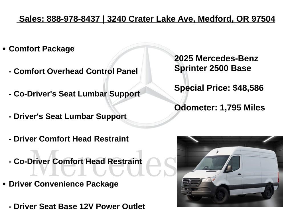 Used 2025 Mercedes-Benz Sprinter 2500 image 5