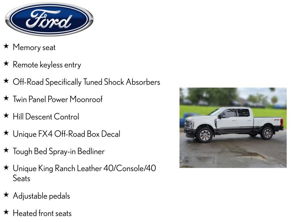 Certified 2025 Ford F250 King Ranch w/ FX4 Off-Road Package AWD/4WD image 13
