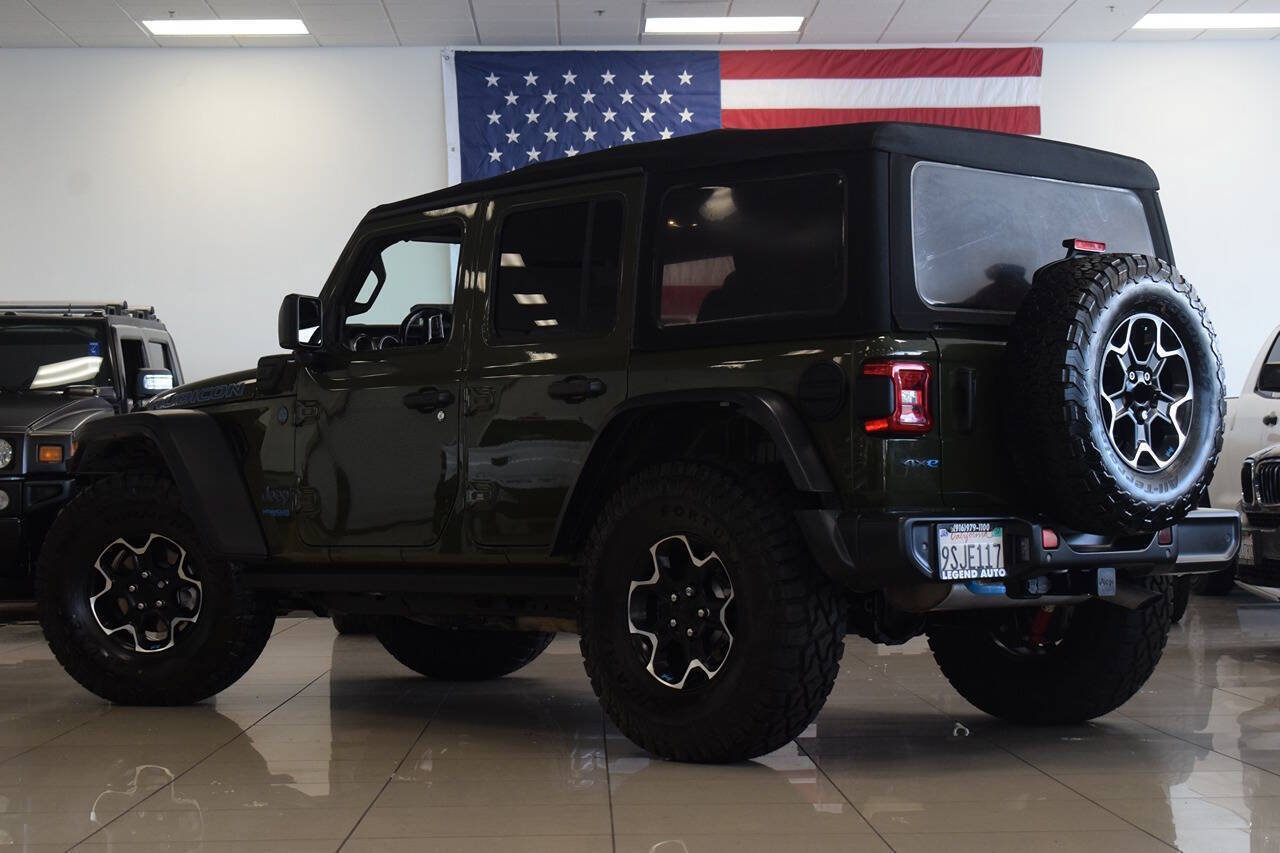Used 2022 Jeep Wrangler Unlimited Rubicon 4xe w/ Cold Weather Group AWD/4WD image 7