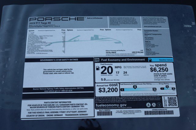 Used 2024 Porsche 911 Targa 4S image 55