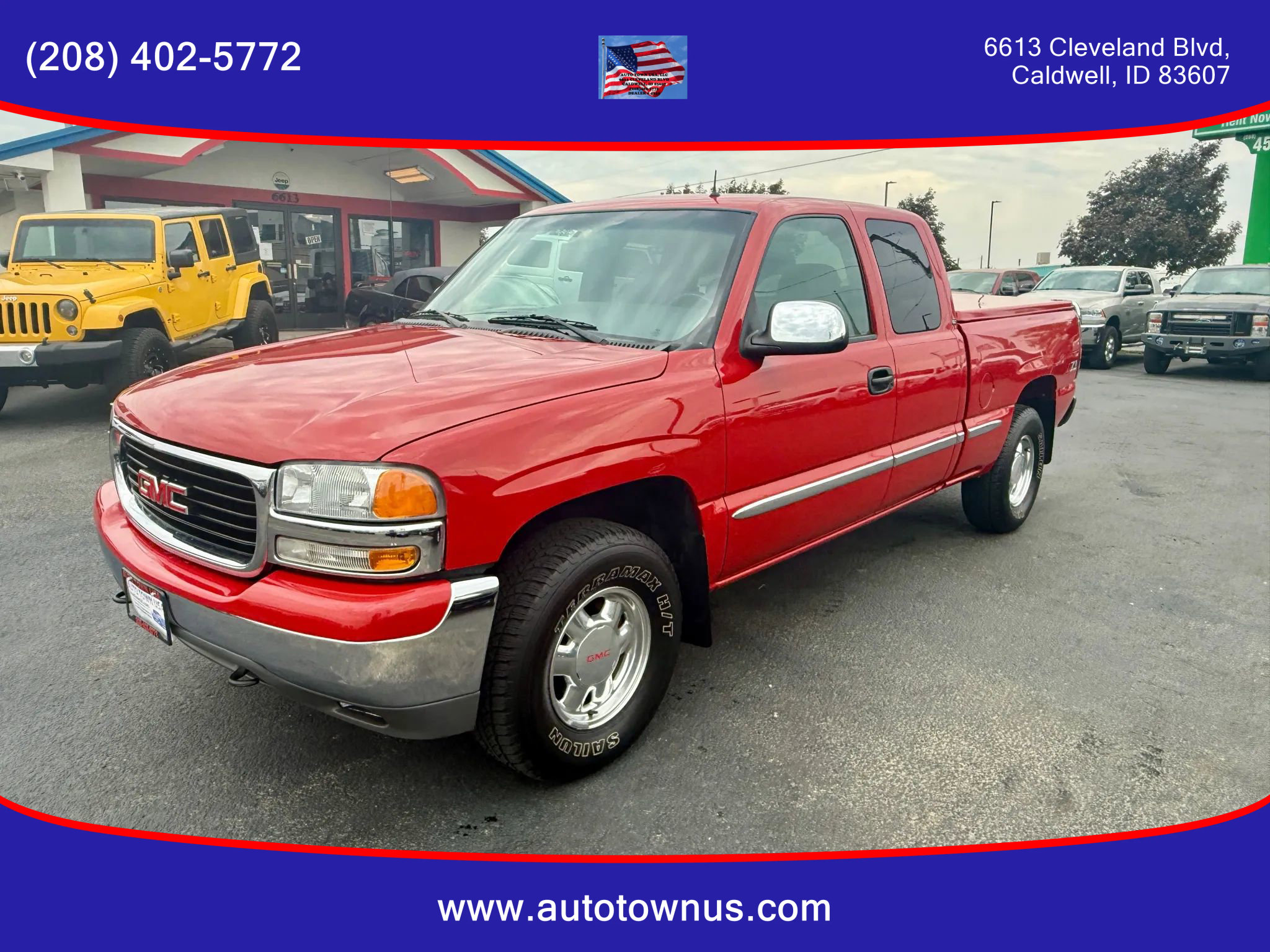 Used 2002 GMC Sierra 1500 4x4 Extended Cab w/ SLT Marketing Option Pkg