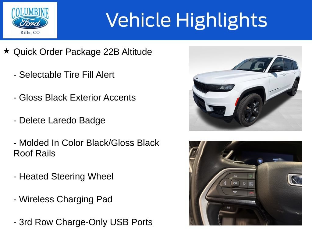 Used 2021 Jeep Grand Cherokee L Laredo AWD/4WD image 8