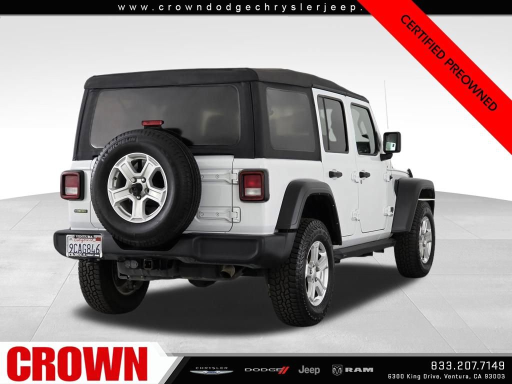 Certified 2022 Jeep Wrangler Unlimited Sport image 7