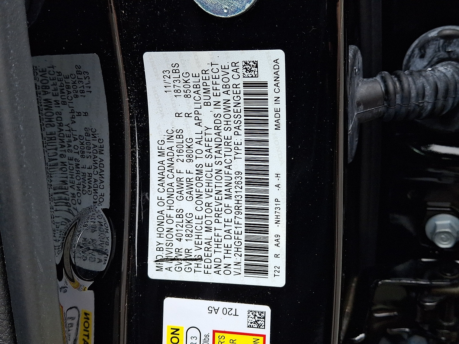 Certified 2024 Honda Civic EX image 20