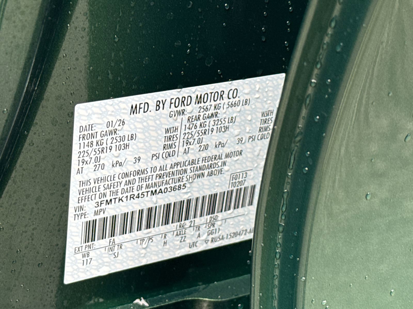 New 2026 Ford Mustang Mach-E Select RWD image 31