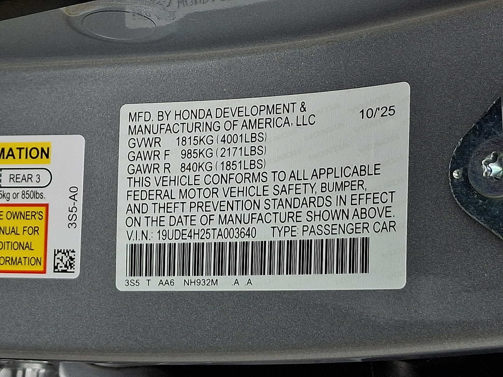 Certified 2026 Acura Integra FWD image 28
