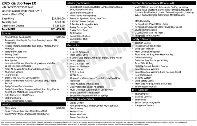 Used 2025 Kia Sportage EX FWD image 22