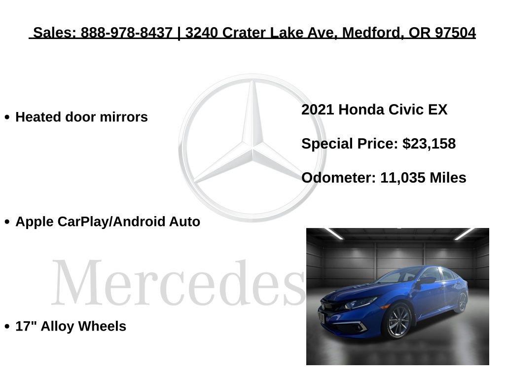 Used 2021 Honda Civic EX image 10