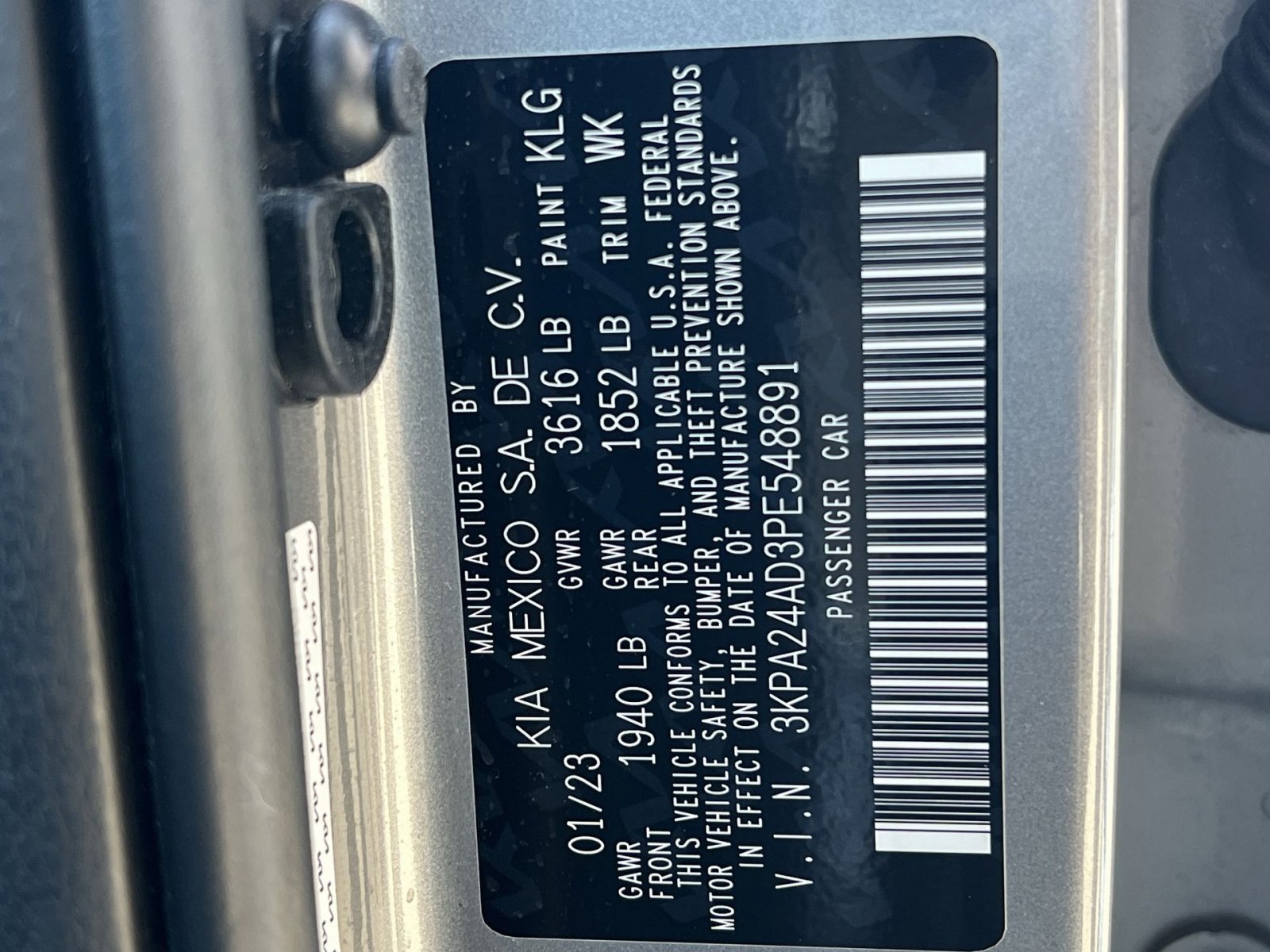 Used 2023 Kia Rio S w/ Technology Package FWD image 35